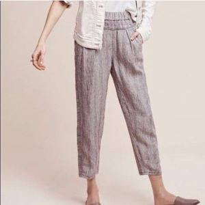 Anthropologie Hei Hei linen joggers